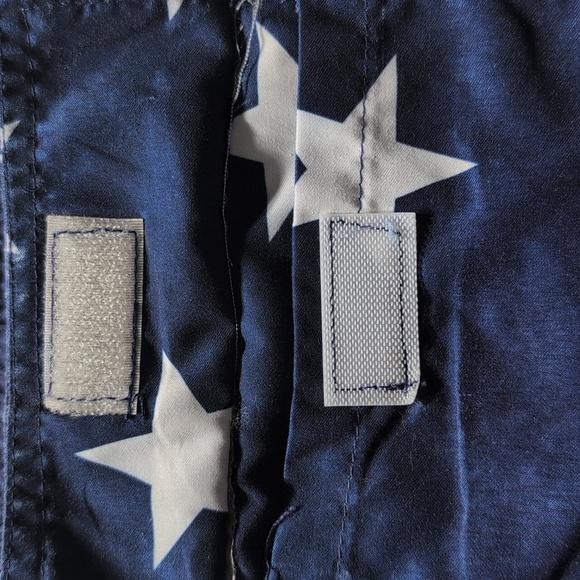 Kailua Surf Mens Swim Trunks Beach Board Shorts Stars Stripes Flag Size Medium - Picture 5 of 8